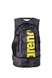 ARENA FASTPACK 3.0 ALLOVER 40L BACKPACK Grey/Yellow