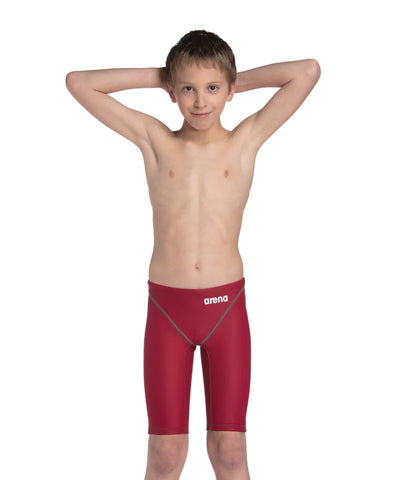 Arena Powerskin ST Next Jammer Junior- Deep Red Chlapčenské pretekárske plavky
