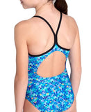 Arena Girls Pooltiles Swimsuit Lightdrop Back (6-15rokov)