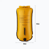BuddySwim Drybag 28lt Swim Buoy Yellow