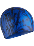 Speedo Long Hair Printed Cap Limited Edition-Blue