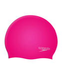 Speedo Junior Plain Moulded Silicone Cap Pink (6-14 rokov)