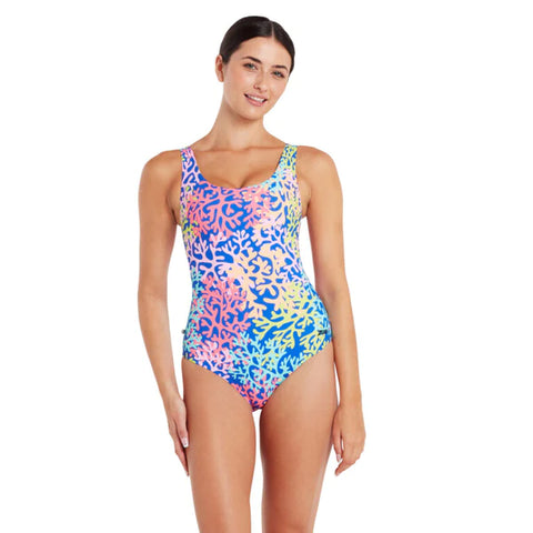 ZOGGS Sea Change Silver Lined Swimsuit (Termálne Plavky)