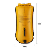 BuddySwim Drybag CSW 28lt Swim Buoy Yellow