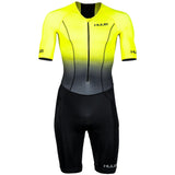 Pánsky triatlonový oblek HUUB Commit Long Course TriSuit Fluo/Yellow