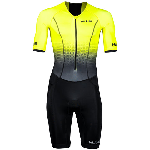 Pánsky triatlonový oblek HUUB Commit Long Course Suit Fluo/Yellow