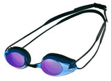 Arena Tracks Mirror Goggles Black-Blue