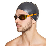 Zoggs Ultima Air Titanium Black Grey Mirror