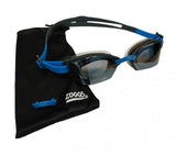 Zoggs Ultima Air Titanium Blue-Black Mirror