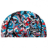 Speedo Junior Printed Pace Cap White/Red