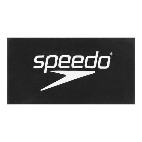 Speedo Logo Towel Black