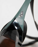 ARENA COBRA EDGE SWIPE MIRROR SILVER-SAGE BLACK