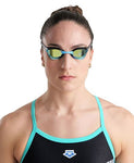 Arena Cobra Core Swipe Mirror Aqua-Sage Black