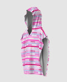 Arena Kids Terry Poncho Pink