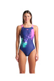 Arena Vibrant Women's Swimsuit Swim Pro Back