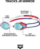Arena Tracks Mirror Junior Goggles Gold-Blue-Red (6-12 rokov)