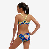 Funkita Girls Racerback Two Piece - In Bloom