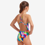 Funkita Girls Single Strap One Piece - Hazy Daze