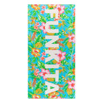 Funky Cotton Towel Blue Hawaii