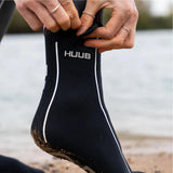 Huub Neoprene Swim Socks Black/Silver