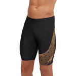 Speedo Men's Medley Logo Jammer Black/Yellow