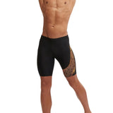 Speedo Men's Medley Logo Jammer Black/Yellow