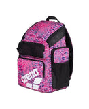 Arena One Go Backpack 45L Allover Snakeskin Pink