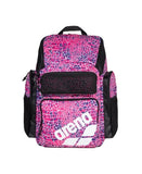 Arena One Go Backpack 45L Allover Snakeskin Pink