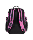 Arena One Go Backpack 45L Allover Snakeskin Pink