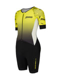 Pánsky triatlonový oblek Zoggs Predator Ultra TriSuit Black/Yellow