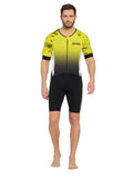 Pánsky triatlonový oblek Zoggs Predator Ultra TriSuit Black/Yellow