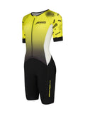 Dámsky triatlonový oblek Zoggs Predator Ultra TriSuit Black/Yellow