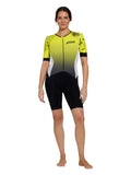 Dámsky triatlonový oblek Zoggs Predator Ultra TriSuit Black/Yellow