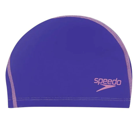 Speedo Junior Long Hair Pace Cap Purple/Pink