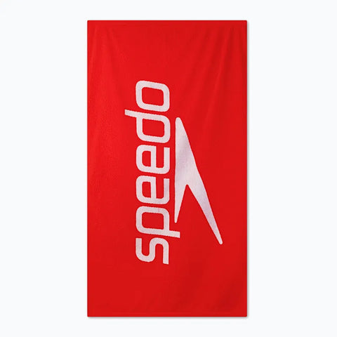 Speedo Logo Towel Red