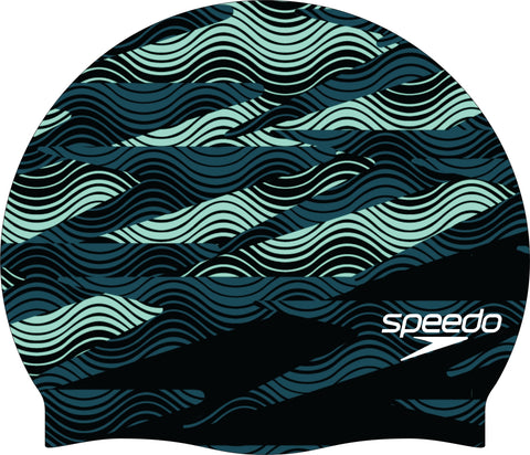 Speedo Printed Silicone Cap