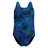 Speedo Girls Digital Allover Leaderback Swimsuit (9-14 rokov)