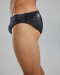 TYR Men's Ison Brief Titanium