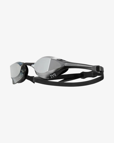 TYR Tracer-X Elite Mirrored Goggles Silver/Black