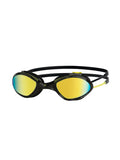 Zoggs Tiger Titanium Black/Yellow Mirror