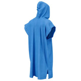 Turbo Unicolor Cotton Poncho Blue