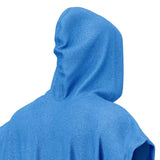 Turbo Unicolor Cotton Poncho Blue