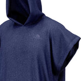 Turbo Unicolor Cotton Poncho Blue