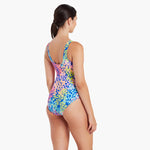 ZOGGS Sea Change Silver Lined Swimsuit (Termálne Plavky)