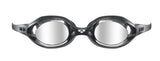 Arena Spider Junior Mirror Goggles Black-Silver (6-12 rokov)