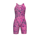 Arena Powerskin ST Next Junior Snake Pink Dievčenské závodné plavky