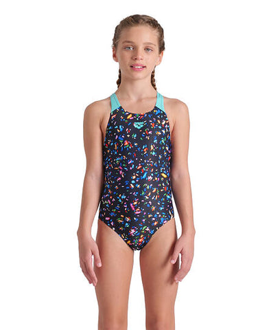 Arena Performance Girls' Confetti Swim Pro Back(6-14rokov)