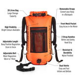 BuddySwim Drybag 28lt Swim Buoy Backpack