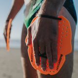 BuddySwim Power Paddles Orange/Grey