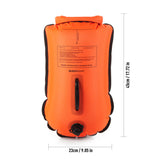 BuddySwim Drybag 20lt Swim Buoy Orange